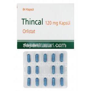 シンカル ゼニカルジェネリック オーリスタット 120mg カプセル 箱